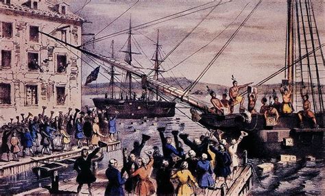 Boston Tea Party: En Kolonial Protestakt mot Te-Monopolet och Skattenivåer